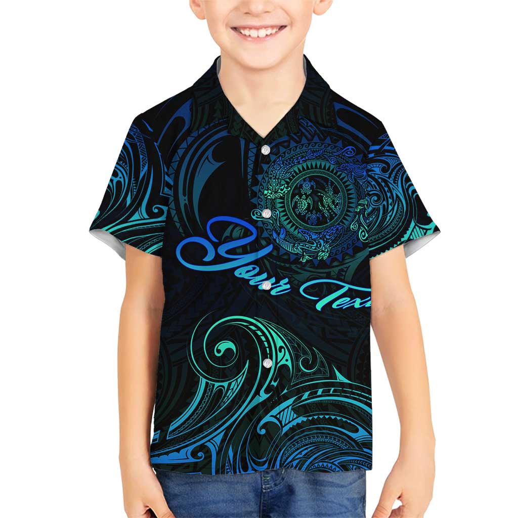 Sea Animal Polynesia Family Matching Tank Maxi Dress and Hawaiian Shirt Polynesian Pattern