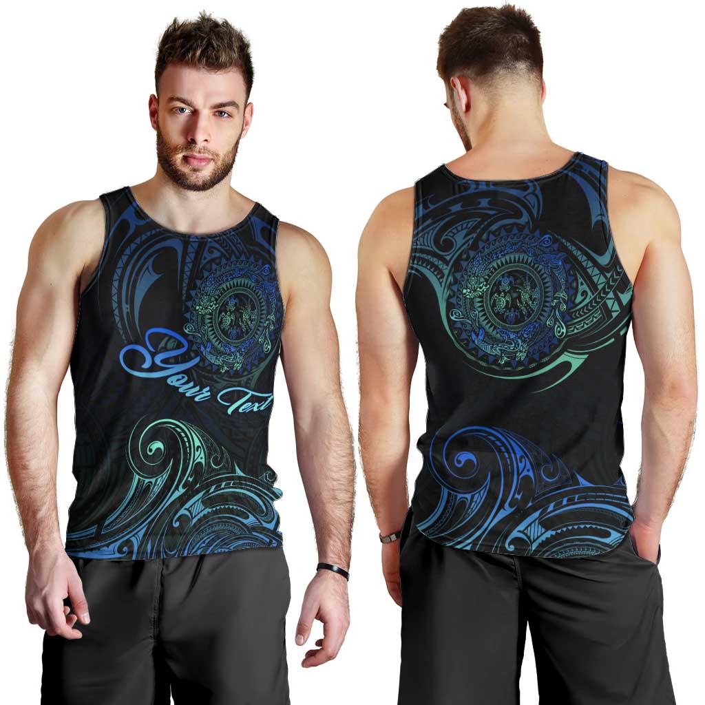 Sea Animal Polynesia Men Tank Top Polynesian Pattern