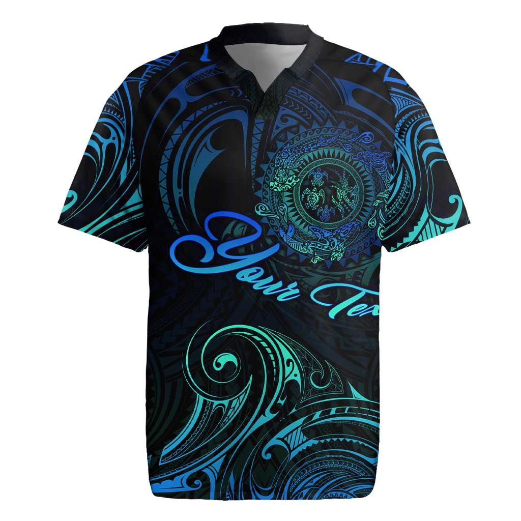 Sea Animal Polynesia Rugby Jersey Polynesian Pattern