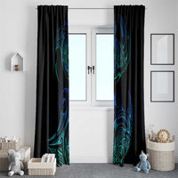 Sea Animal Polynesia Window Curtain Polynesian Pattern