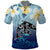 Mother And Baby Dolphins Polo Shirt Hawaii Hibiscus