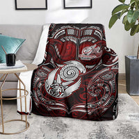 New Zealand Aotearoa Rugby Blanket Maori Fern Tattoo Art