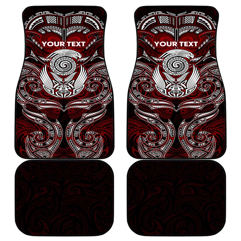 New Zealand Aotearoa Rugby Car Mats Maori Fern Tattoo Art