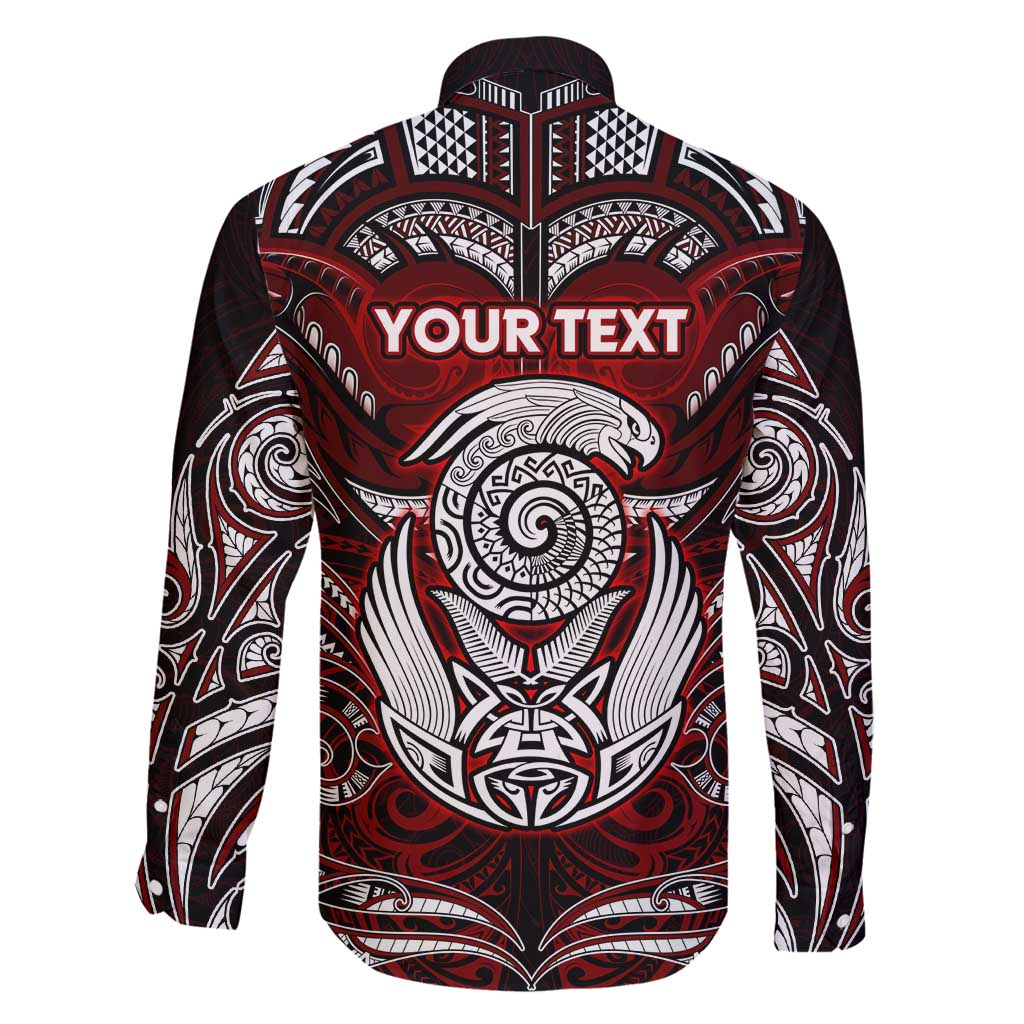 Personalized New Zealand Aotearoa Rugby Family Matching Tank Maxi Dress and Hawaiian Shirt Maori Fern Tattoo Art