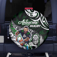 NZ Aotearoa Rugby Spare Tire Cover New Zealand Silver Fern