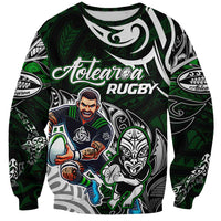 Personalized NZ Aotearoa Rugby Sweatshirt New Zealand Silver Fern