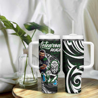 NZ Aotearoa Rugby Tumbler With Handle New Zealand Silver Fern