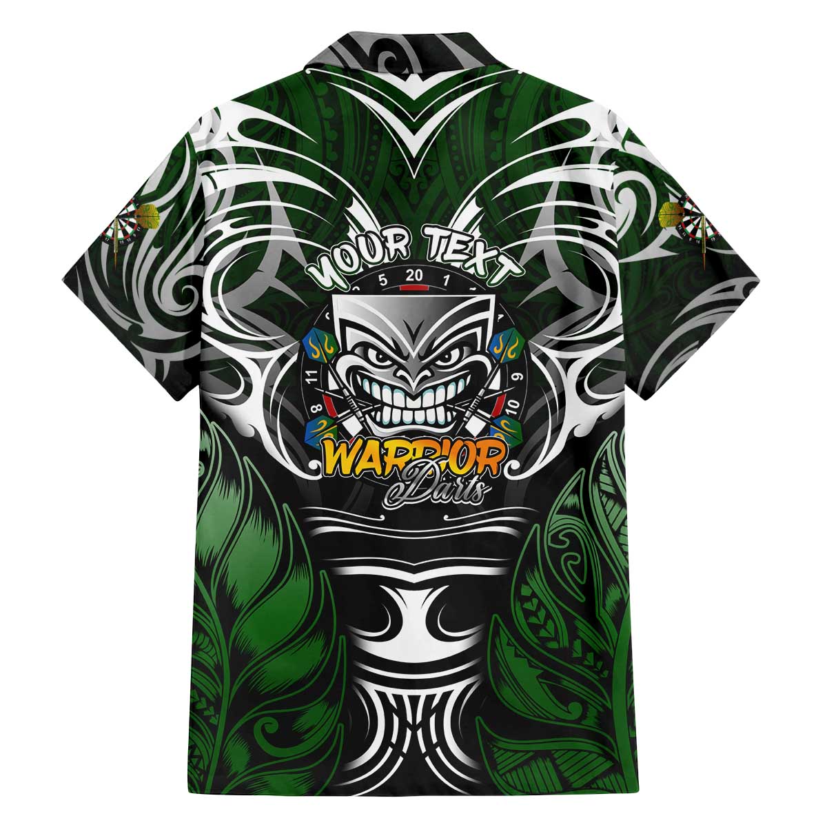 Personalised Warriors Maori Darts Family Matching Off The Shoulder Long Sleeve Dress and Hawaiian Shirt New Zealand Darts Silver Fern