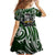 Personalised Warriors Maori Darts Family Matching Puletasi and Hawaiian Shirt New Zealand Darts Silver Fern