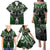 Personalised Warriors Maori Darts Family Matching Puletasi and Hawaiian Shirt New Zealand Darts Silver Fern