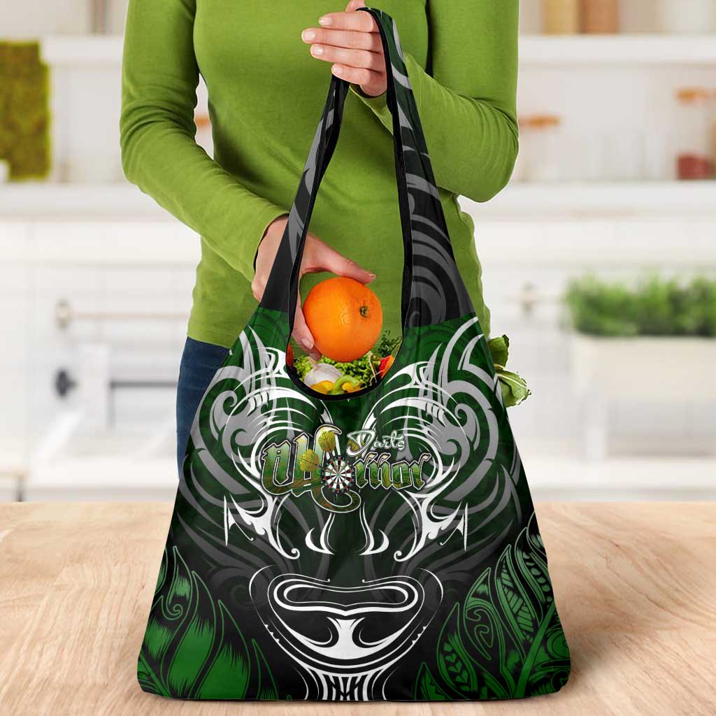 Warriors Maori Darts Grocery Bag New Zealand Darts Silver Fern