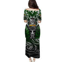 Personalised Warriors Maori Darts Puletasi New Zealand Darts Silver Fern