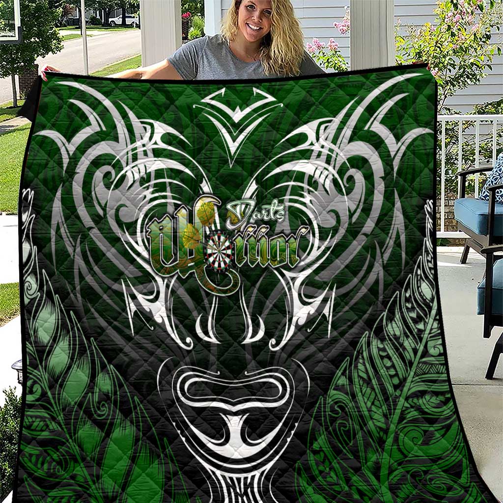 Warriors Maori Darts Quilt New Zealand Darts Silver Fern