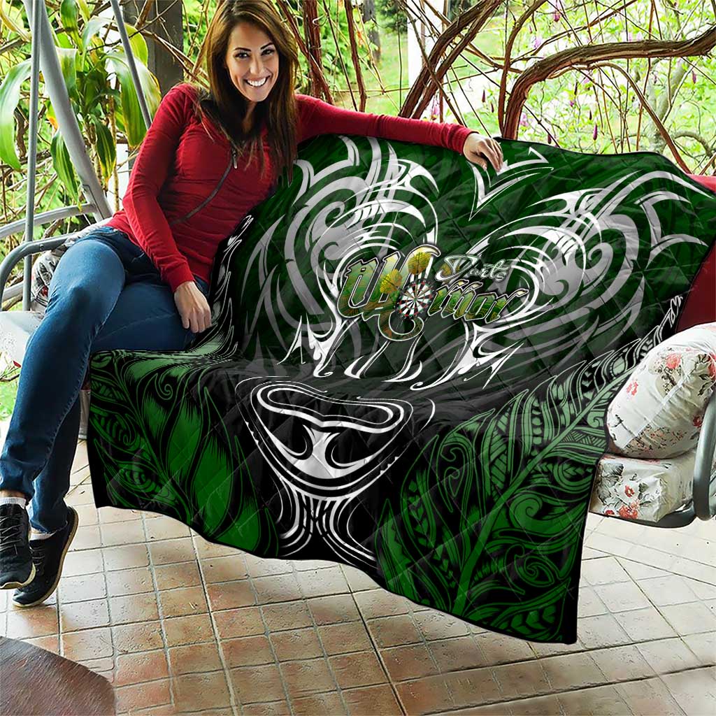 Warriors Maori Darts Quilt New Zealand Darts Silver Fern