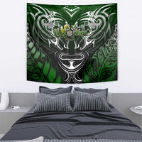 Warriors Maori Darts Tapestry New Zealand Darts Silver Fern