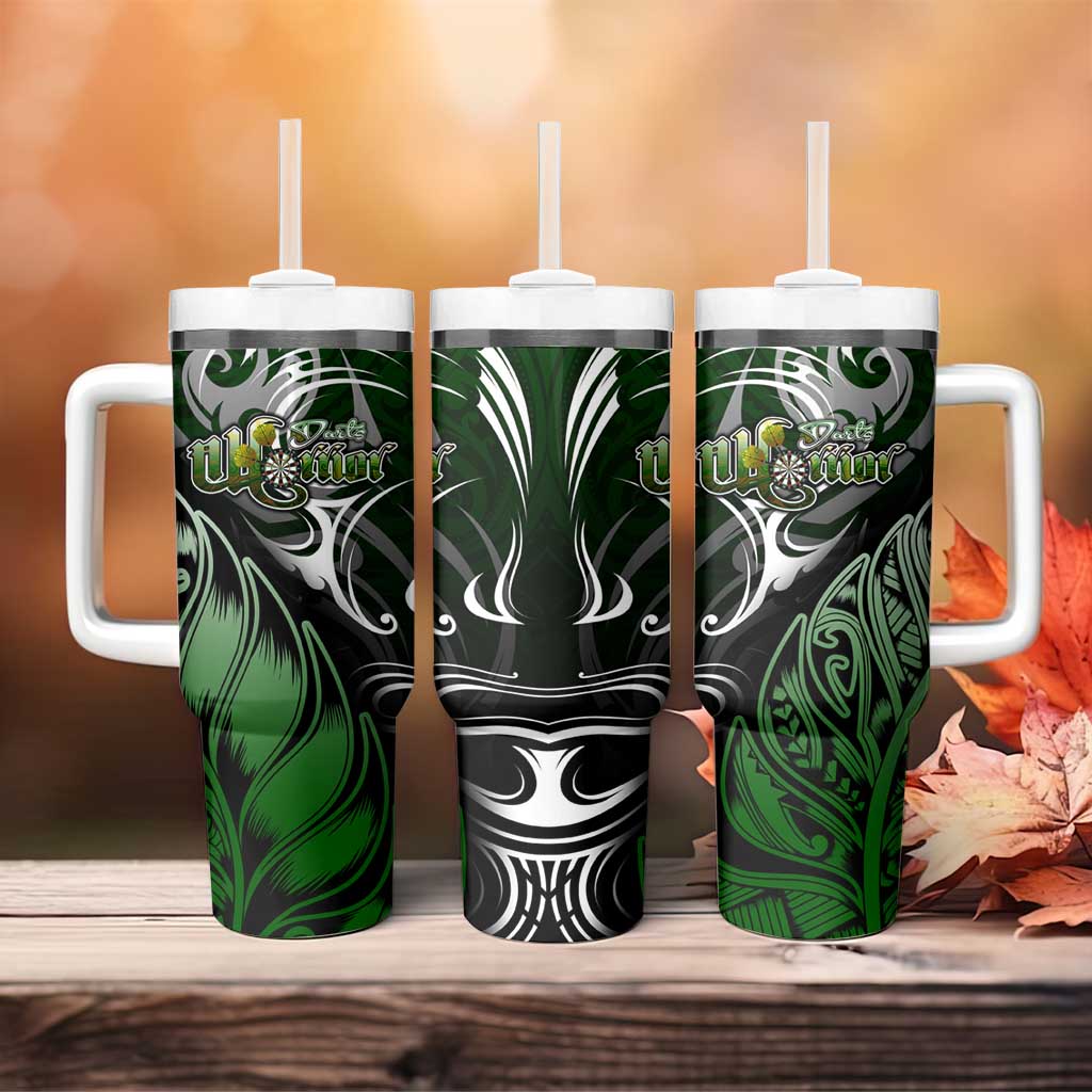 Warriors Maori Darts Tumbler With Handle New Zealand Darts Silver Fern