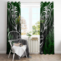 Warriors Maori Darts Window Curtain New Zealand Darts Silver Fern