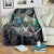 New Zealand Darts Blanket NZ Paua Shell Maori Fern