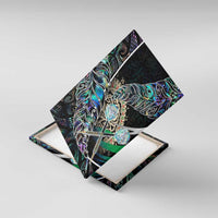 New Zealand Darts Canvas Wall Art NZ Paua Shell Maori Fern