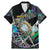 Personalised New Zealand Darts Family Matching Mermaid Dress and Hawaiian Shirt NZ Paua Shell Maori Fern