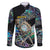 Personalised New Zealand Darts Family Matching Puletasi and Hawaiian Shirt NZ Paua Shell Maori Fern