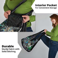 New Zealand Darts Grocery Bag NZ Paua Shell Maori Fern