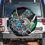New Zealand Darts Spare Tire Cover NZ Paua Shell Maori Fern