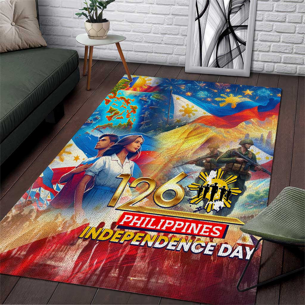The Philippines 126th Independence Anniversary Area Rug Art Style - Polynesian Pride