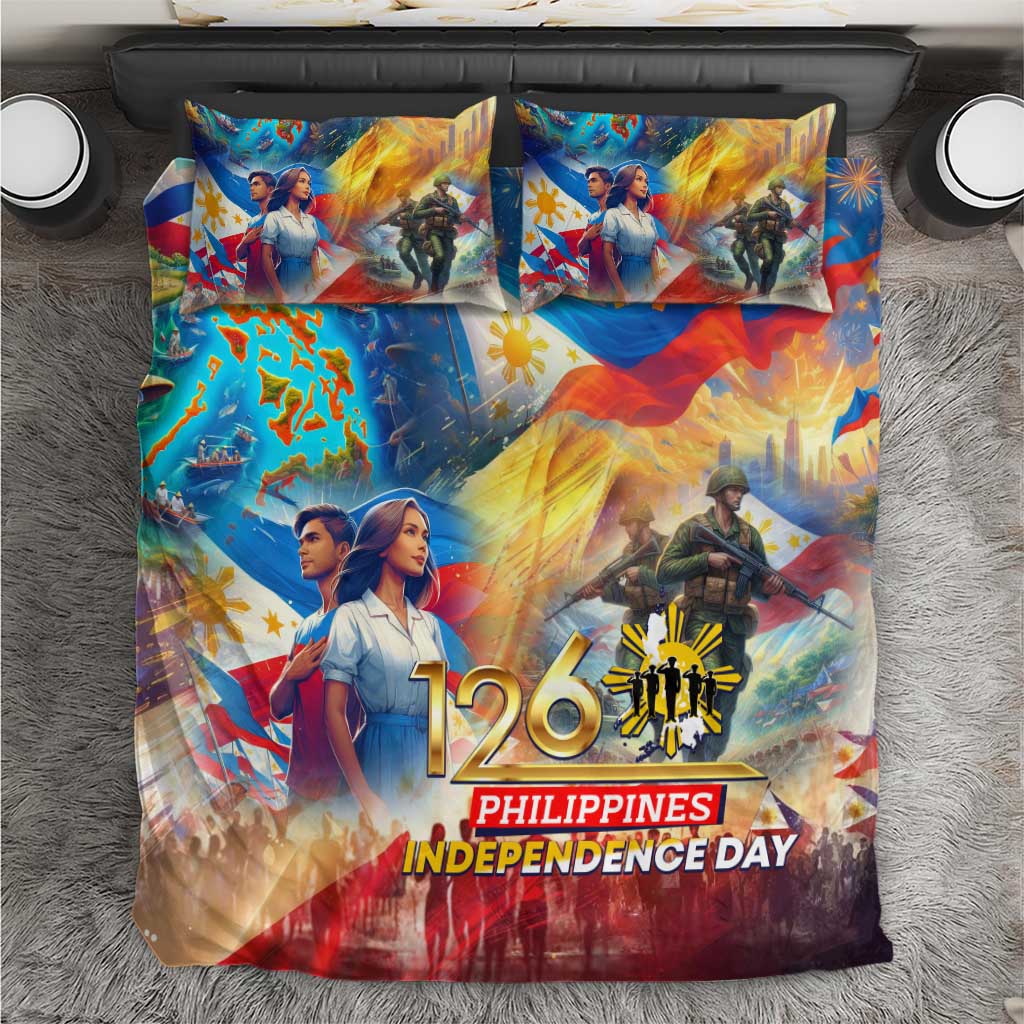 The Philippines 126th Independence Anniversary Bedding Set Art Style - Polynesian Pride