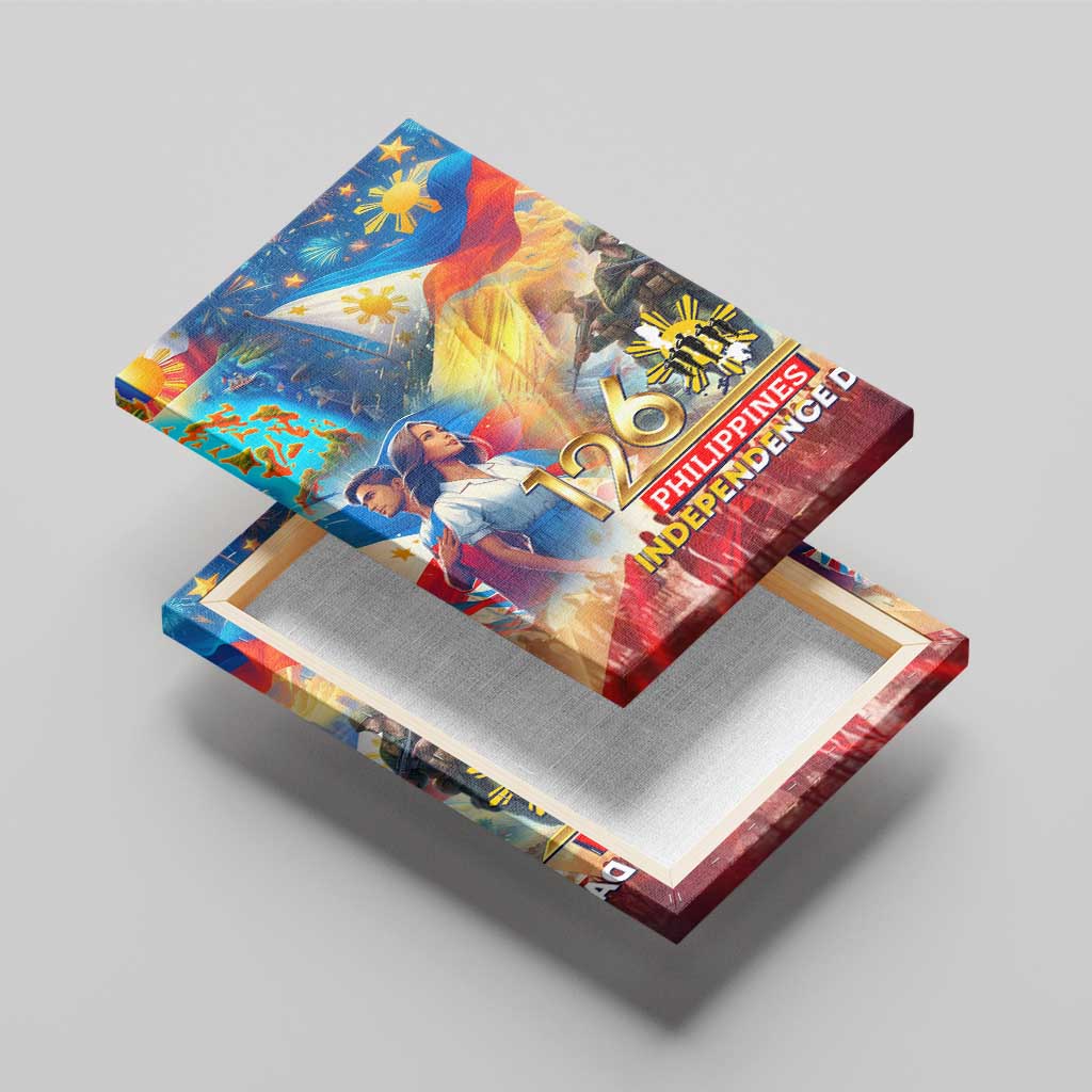 The Philippines 126th Independence Anniversary Canvas Wall Art Art Style - Polynesian Pride