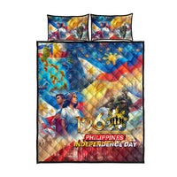 The Philippines 126th Independence Anniversary Quilt Bed Set Art Style - Polynesian Pride