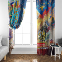 The Philippines 126th Independence Anniversary Window Curtain Art Style - Polynesian Pride