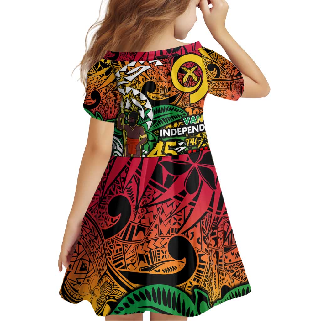 Personalized Vanuatu 45th Independence Anniversary Family Matching Off Shoulder Maxi Dress and Hawaiian Shirt Melanesian Pattern Reggae DT02 - Polynesian Pride