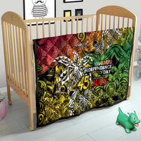 Personalized Vanuatu 45th Independence Anniversary Quilt Melanesian Pattern Reggae - Polynesian Pride