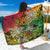 Personalized Vanuatu 45th Independence Anniversary Sarong Melanesian Pattern Reggae - Polynesian Pride