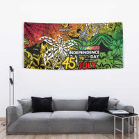 Personalized Vanuatu 45th Independence Anniversary Tapestry Melanesian Pattern Reggae DT02 - Polynesian Pride