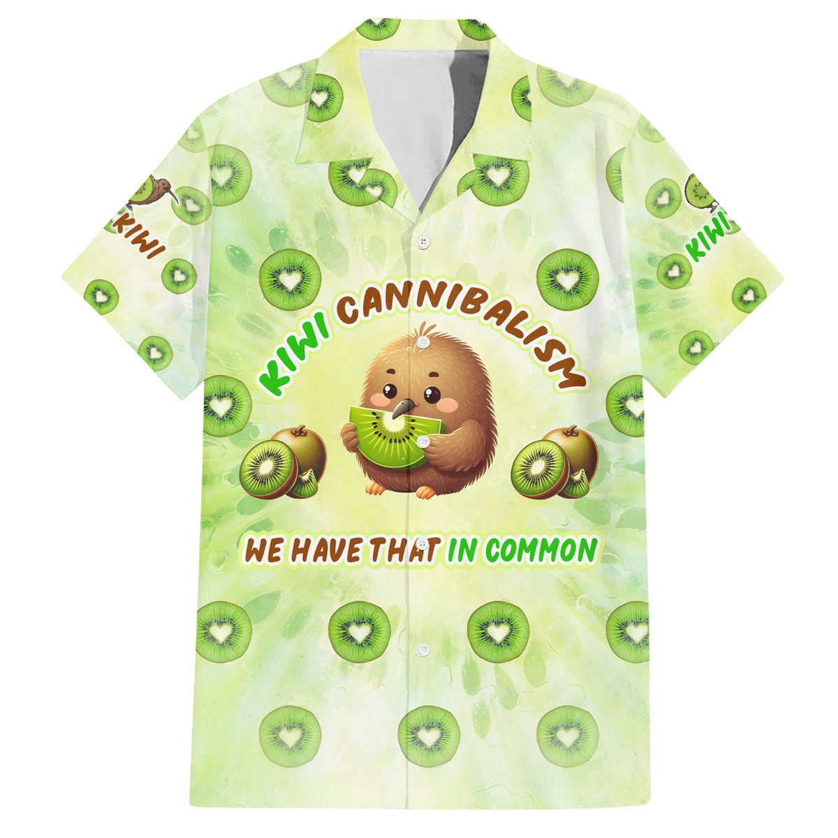 Kiwi Cannibalism Hawaiian Shirt New Zealand Kiwi Cute Bird Funny