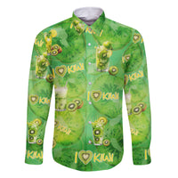 I Love Kiwi Family Matching Mermaid Dress and Hawaiian Shirt New Zealand Kiwi Fruit Summer Cocktail