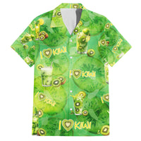 I Love Kiwi Family Matching Tank Maxi Dress and Hawaiian Shirt New Zealand Kiwi Fruit Summer Cocktail