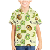 Kiwi Cute Humorous Family Matching Mermaid Dress and Hawaiian Shirt New Zealand Fruit
