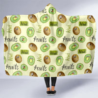 Kiwi Cute Humorous Hooded Blanket New Zealand Fruit DT02 One Size Yellow - Polynesian Pride