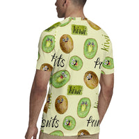 Kiwi Cute Humorous Rugby Jersey New Zealand Fruit