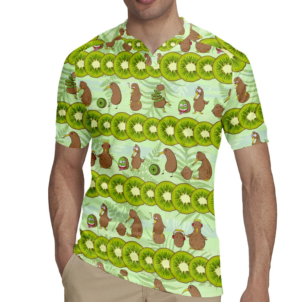 New Zealand Kiwi Fruit Witty Kiwi Bird Rugby Jersey