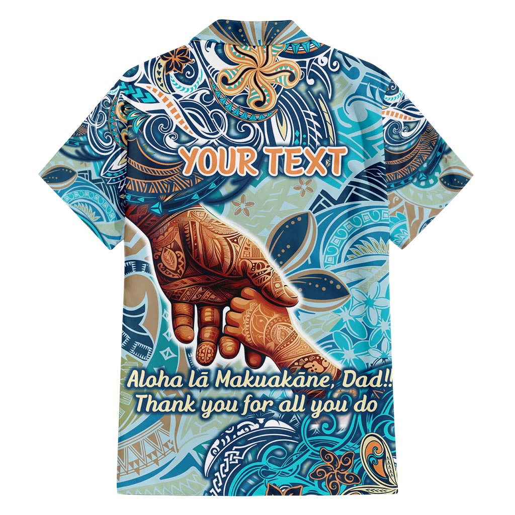 Hand In Hand Father's Day Polynesian Family Matching Summer Maxi Dress and Hawaiian Shirt Tribal Flower Pattern