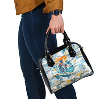 Hawaii Father's Day It's Surfing Time Shoulder Handbag Aloha Lā Makuakane