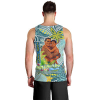 Palau Father's Day Polynesia Men Tank Top Dad and Son