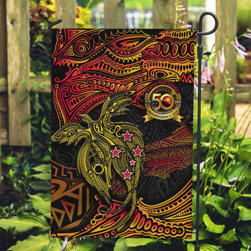 Papua New Guinea 50th Independence Day Garden Flag Culture Spirit and Sovereignty