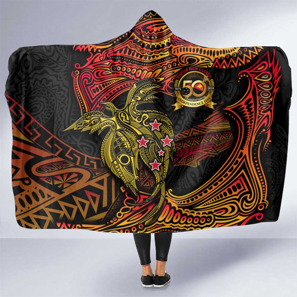 Papua New Guinea 50th Independence Day Hooded Blanket Culture Spirit and Sovereignty DT02 One Size Art - Polynesian Pride