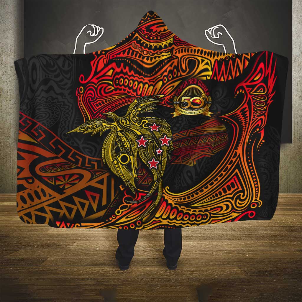 Papua New Guinea 50th Independence Day Hooded Blanket Culture Spirit and Sovereignty DT02 - Polynesian Pride