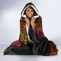Papua New Guinea 50th Independence Day Hooded Blanket Culture Spirit and Sovereignty DT02 - Polynesian Pride